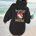 Baseball Mom Headband Leopard Baseball Ball Mother's Day Women Hoodie Back Print Baseball Mom Headband Leopard Baseball Ball Mother's Day Women Hoodie Back Print