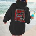 Baseball Mom Traits For Great Mothers Grey And Red Women Hoodie Back Print Baseball Mom Traits For Great Mothers Grey And Red Women Hoodie Back Print