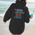 Mama Mommy Mom Bruh Baseball Mom Lover Mother's Day Women Hoodie Back Print Mama Mommy Mom Bruh Baseball Mom Lover Mother's Day Women Hoodie Back Print