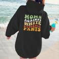 Moms Against Baseball Pants Retro Baseball Mom Women Hoodie Back Print Moms Against Baseball Pants Retro Baseball Mom Women Hoodie Back Print