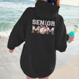 Senior Mom Class Of 2024 Baseball Mom Bandana Graduation Women Hoodie Back Print