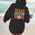 Texas Baseball Mom Design Baseball Player And Baseball Women Hoodie Back Print Texas Baseball Mom Design Baseball Player And Baseball Women Hoodie Back Print