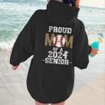 Womens Proud Mom Of a 2024 Senior Class Of 2024 Baseball Mom Women Hoodie Back Print Womens Proud Mom Of a 2024 Senior Class Of 2024 Baseball Mom Women Hoodie Back Print
