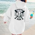 Home Run Mom Shirt Baseball Mom Mother's Day Women Hoodie Back Print