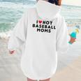 I Love Hot Baseball Moms Red Heart Women Hoodie Back Print I Love Hot Baseball Moms Red Heart Women Hoodie Back Print