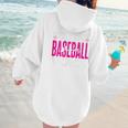 Mothers Don'T Make Me Use My Baseball Mom Voice Women Hoodie Back Print