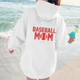 This Is What World's Greatest Baseball Mom Baseball Women Hoodie Back Print