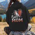 Ball Mom Football Baseball Mom Women Hoodie Back Print