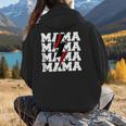 Baseball Mama Baseball Mom Women Hoodie Back Print