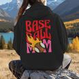 Baseball Mom Game Day Trendy Pink Leopard Mama Women Hoodie Back Print Baseball Mom Game Day Trendy Pink Leopard Mama Women Hoodie Back Print
