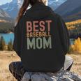 Best Baseball Mom Sports Cute Moms Day Women Hoodie Back Print