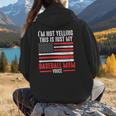 I'm Not Yelling This Is Just My Baseball Mom Voice Sport Women Hoodie Back Print I'm Not Yelling This Is Just My Baseball Mom Voice Sport Women Hoodie Back Print