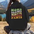 Moms Against Baseball Pants Retro Baseball Mom Women Hoodie Back Print Moms Against Baseball Pants Retro Baseball Mom Women Hoodie Back Print