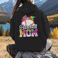 Tie Dye Baseball Mom Baseball Mama Sport Mother's Day Women Hoodie Back Print Tie Dye Baseball Mom Baseball Mama Sport Mother's Day Women Hoodie Back Print