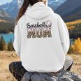 Baseball Mom Leopard Game Day Vibes Baseball Mama Women Hoodie Back Print Baseball Mom Leopard Game Day Vibes Baseball Mama Women Hoodie Back Print