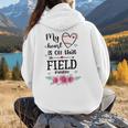 My Heart Is On That Field Ball Gigi Baseball Mom Women Hoodie Back Print My Heart Is On That Field Ball Gigi Baseball Mom Women Hoodie Back Print