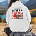 I'm A Baseball Mom Of Course I'm Broke Raglan Baseball Tee Women Hoodie Back Print