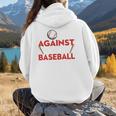 Mom Against Baseball Pants Shirt Baseball Mom Women Hoodie Back Print Mom Against Baseball Pants Shirt Baseball Mom Women Hoodie Back Print
