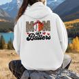 Mom Of Ballers Basketball Baseball Mom Of Ballers Women Hoodie Back Print Mom Of Ballers Basketball Baseball Mom Of Ballers Women Hoodie Back Print