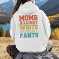 Moms Against Baseball Pants Baseball Mom Mother Women Hoodie Back Print Moms Against Baseball Pants Baseball Mom Mother Women Hoodie Back Print