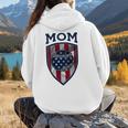 USA Mum Mother's Day Baseball Mom Women Hoodie Back Print USA Mum Mother's Day Baseball Mom Women Hoodie Back Print