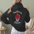 African American Baseball Mom Sagittarius Queen Zodiac Sign Women Hoodie Back Print African American Baseball Mom Sagittarius Queen Zodiac Sign Women Hoodie Back Print