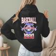 Baseball Mom Loud & Proud Since 1980 Women Hoodie Back Print