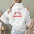 Baseball Mom Rainbow Great Team Mom Premium Women Hoodie Back Print Baseball Mom Rainbow Great Team Mom Premium Women Hoodie Back Print