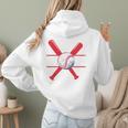 Baseball Mom Red Women Hoodie Back Print Baseball Mom Red Women Hoodie Back Print