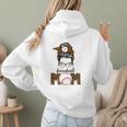 Baseball Mom Women Messy Bun Leopard Mother's Day Women Hoodie Back Print Baseball Mom Women Messy Bun Leopard Mother's Day Women Hoodie Back Print