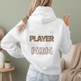 My Favorite T-Ball Player Calls Me Mom Baseball Mom Tee Ball Women Hoodie Back Print