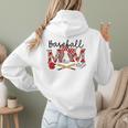 Leopard Baseball Mom Game Day Vibes Mother's Day Women Hoodie Back Print Leopard Baseball Mom Game Day Vibes Mother's Day Women Hoodie Back Print