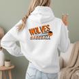 Wolves Baseball Team Baseball Mom Wolf Sports School Spirit Women Hoodie Back Print Wolves Baseball Team Baseball Mom Wolf Sports School Spirit Women Hoodie Back Print