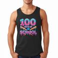 100 Days Of School Baseball Dripping Ice Cream 100th Day Men Tank Top