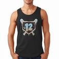 Baseball 12 Year Old Ice Cream Drip 12th Birthday Boys Men Tank Top