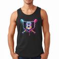 Baseball 8 Year Old Ice Cream Drip 8th Birthday Party Men Tank Top Baseball 8 Year Old Ice Cream Drip 8th Birthday Party Men Tank Top