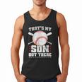 Baseball Dad Softball Game Son Out There Fathersday Baseball Men Tank Top