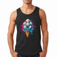 Baseball Ice Cream Drip Baseball Dad Sports Fan Youth Boys Men Tank Top