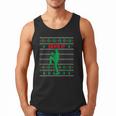 Baseball Player Christmas Pajama Send It Xmas PJs Boys Men Tank Top