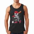 Baseball Skeleton Halloween Playing Men Tank Top