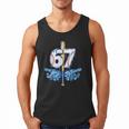 Blue Camo Baseball 67 Six Seven Camo Ice Cream Drip Boy Teen Men Tank Top