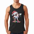 Christmas Baseball Ice Cream Dripping Santa Baseball Drip Men Tank Top