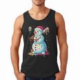 Christmas Baseball Snowman Drip For Boys Men Girls Women Men Tank Top