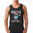Dabbing Drippy 100th Days Of School Baseball Ice Cream Drip Men Tank Top