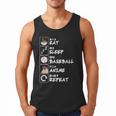 Eat Sleep Baseball Anime Repeat Japanese Otaku Men Tank Top