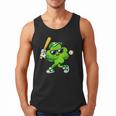 Lucky Shamrock Playing Baseball St Patrick's Kids Boys Men Tank Top