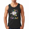 Mardi Gras Ice Cream Drip Baseball Carnival Party Mask Boys Men Tank Top