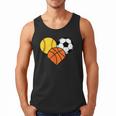 Mom Sports Heart Soccer Basketball Baseball Softball Men Tank Top Mom Sports Heart Soccer Basketball Baseball Softball Men Tank Top