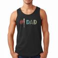 Number One Baseball Dad Father's Day Baseball Player Dad Men Tank Top