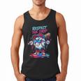 Respect The Drip Baseball Bat Sunglasses Mascot Men Tank Top